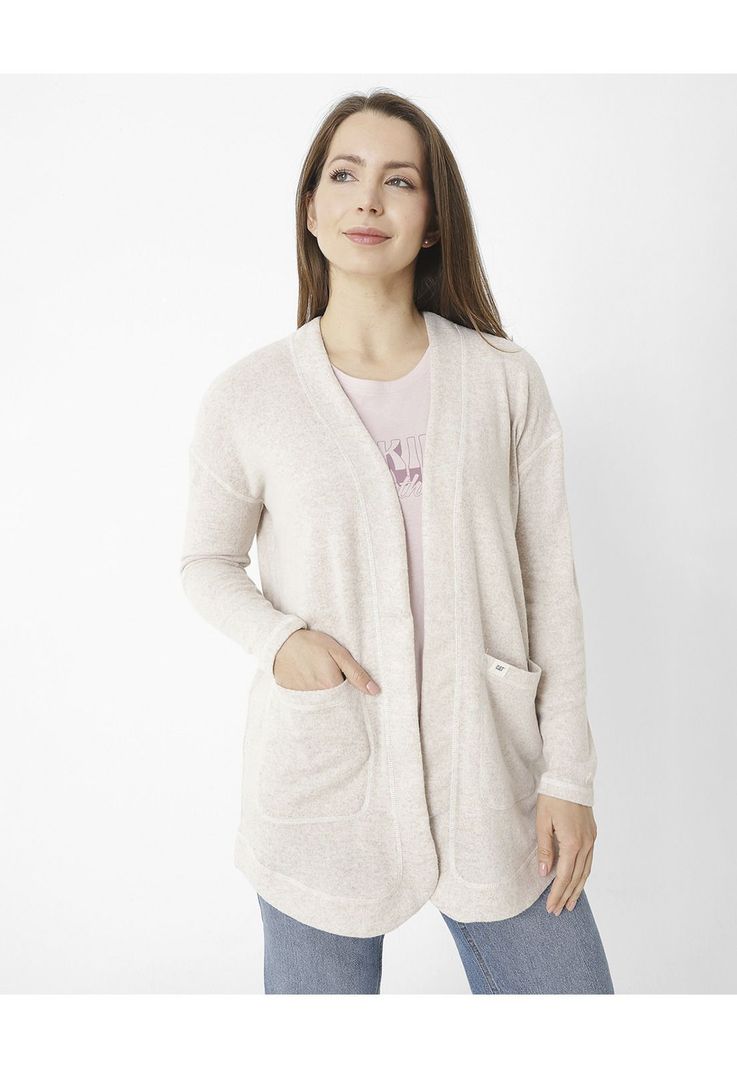 Sweater Weekender Hacci Open Blanco Mujer