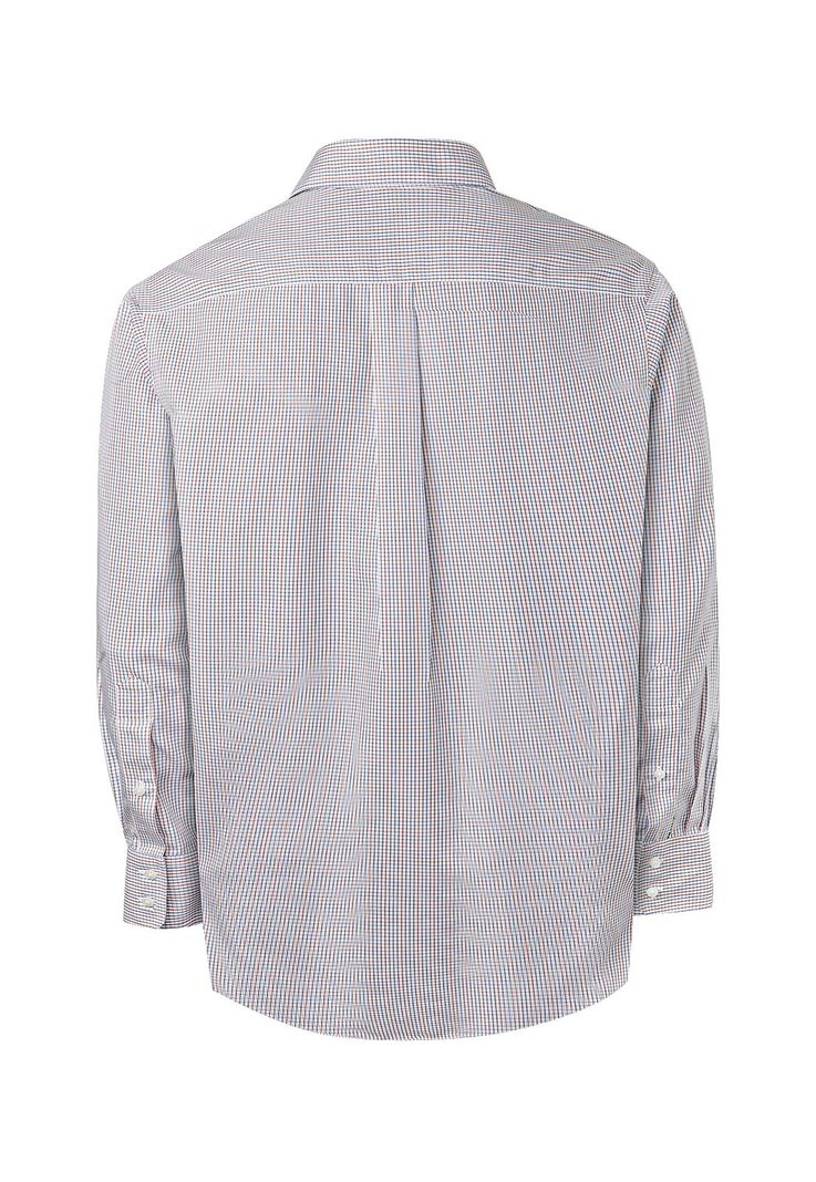 Camisa Libre de Arrugas Azul WF Hombre -3