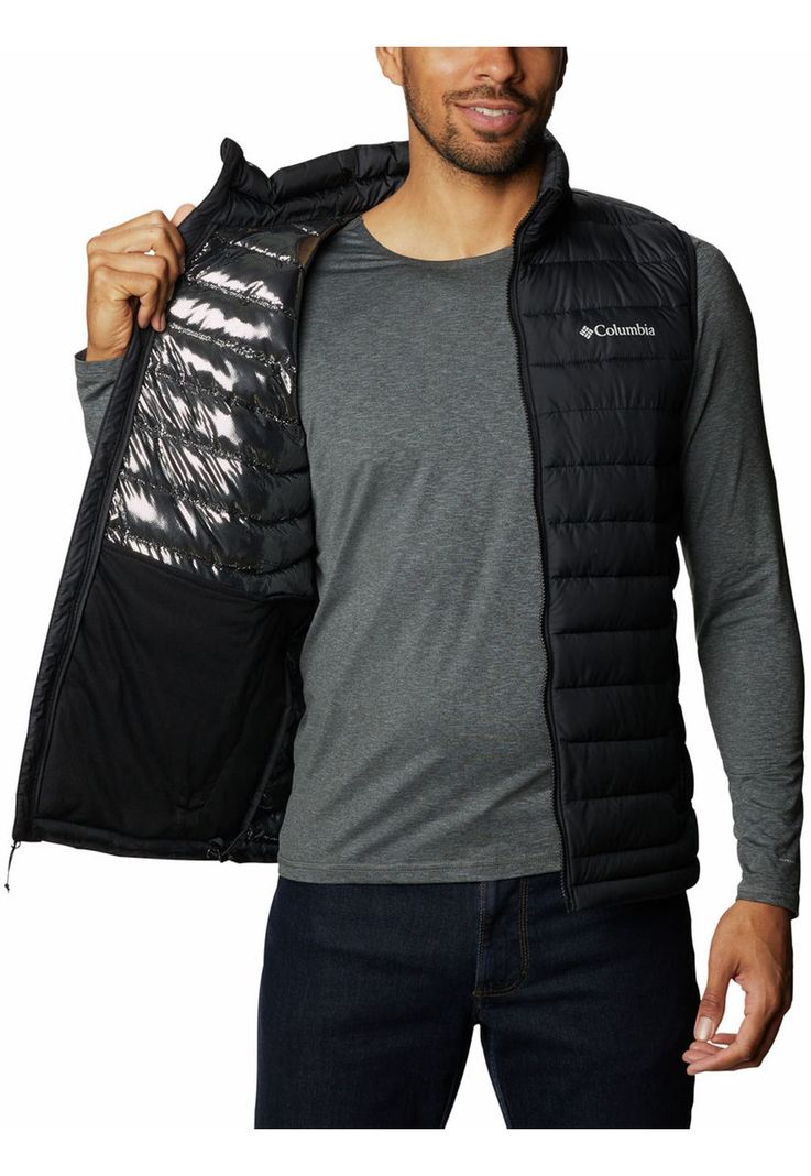 Parka Sin Mangas Hombre Powder Lite Ii Negro-4