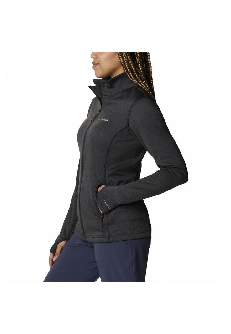 Polar Mujer Park View Grid Full Zip Negro-1