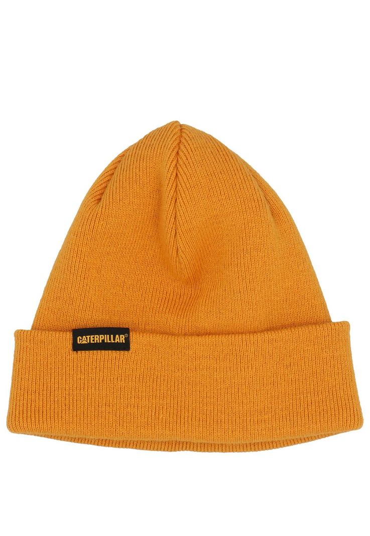Pack Gorro Hombre Cuffed Knit Amarillo Y Negro-1