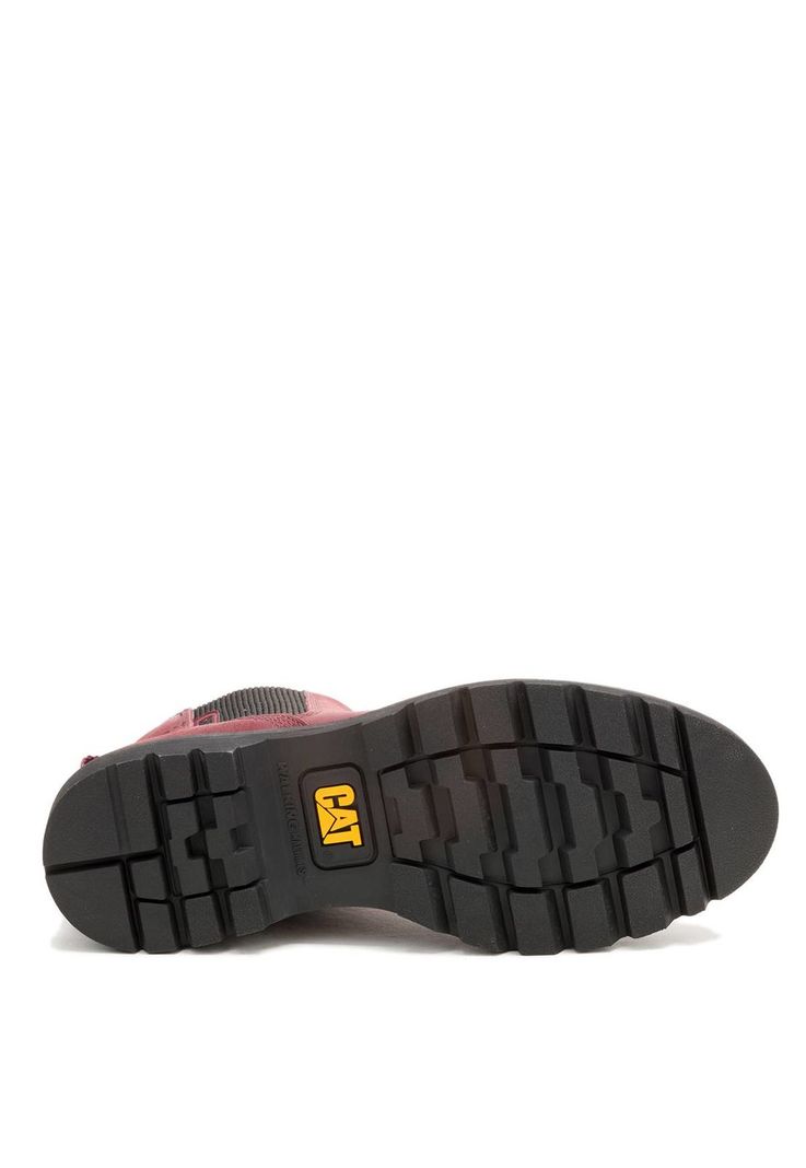 Botin Cuero Mujer Colorado Chelsea Burdeo-7