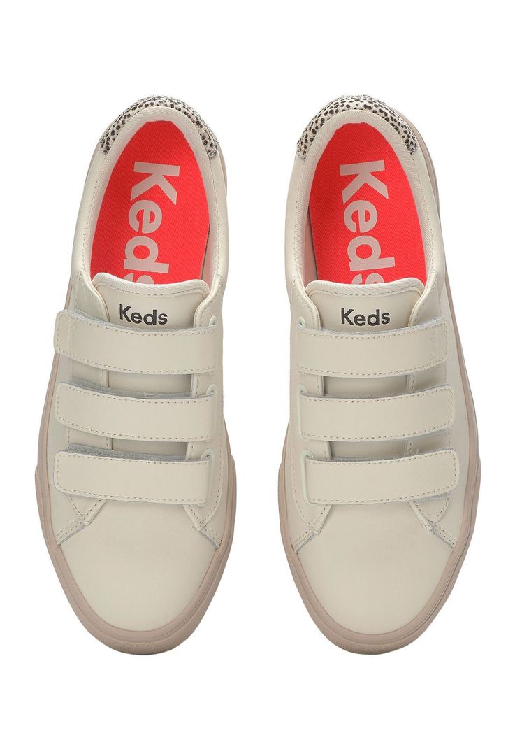 Zapatilla Cuero Mujer Jump Kick Crema-4