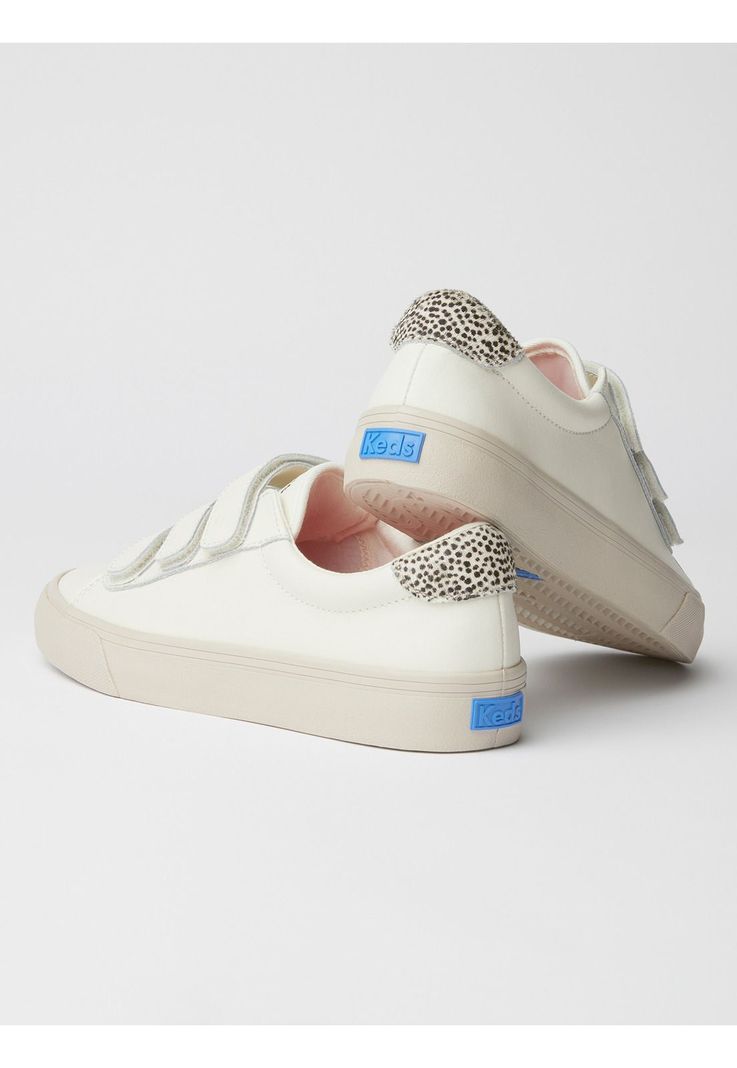 Zapatilla Cuero Mujer Jump Kick Crema-5