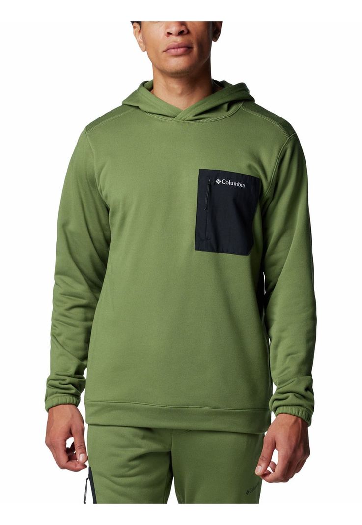 Polar Hombre Hike Hooded Fleece Verde-0