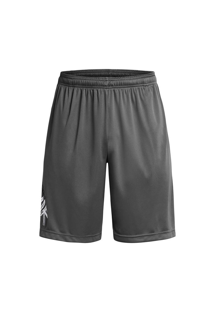 Shorts UA Tech para Hombre Gris-0