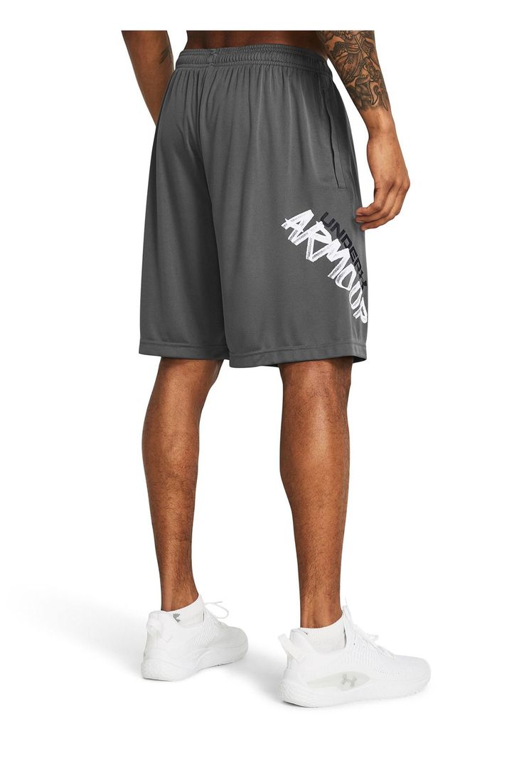 Shorts UA Tech para Hombre Gris-4