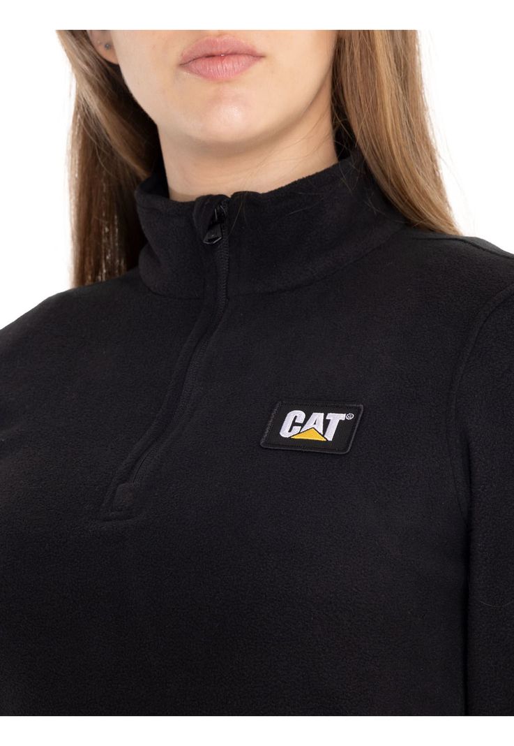 Polar Mujer Microfleece Quarter Zip Negro-3