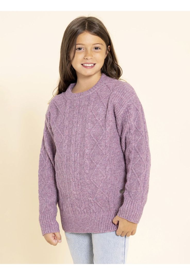 Chaleco Luzma Niña Morado-1