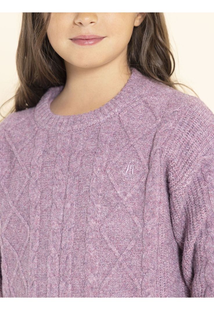 Chaleco Luzma Niña Morado-4