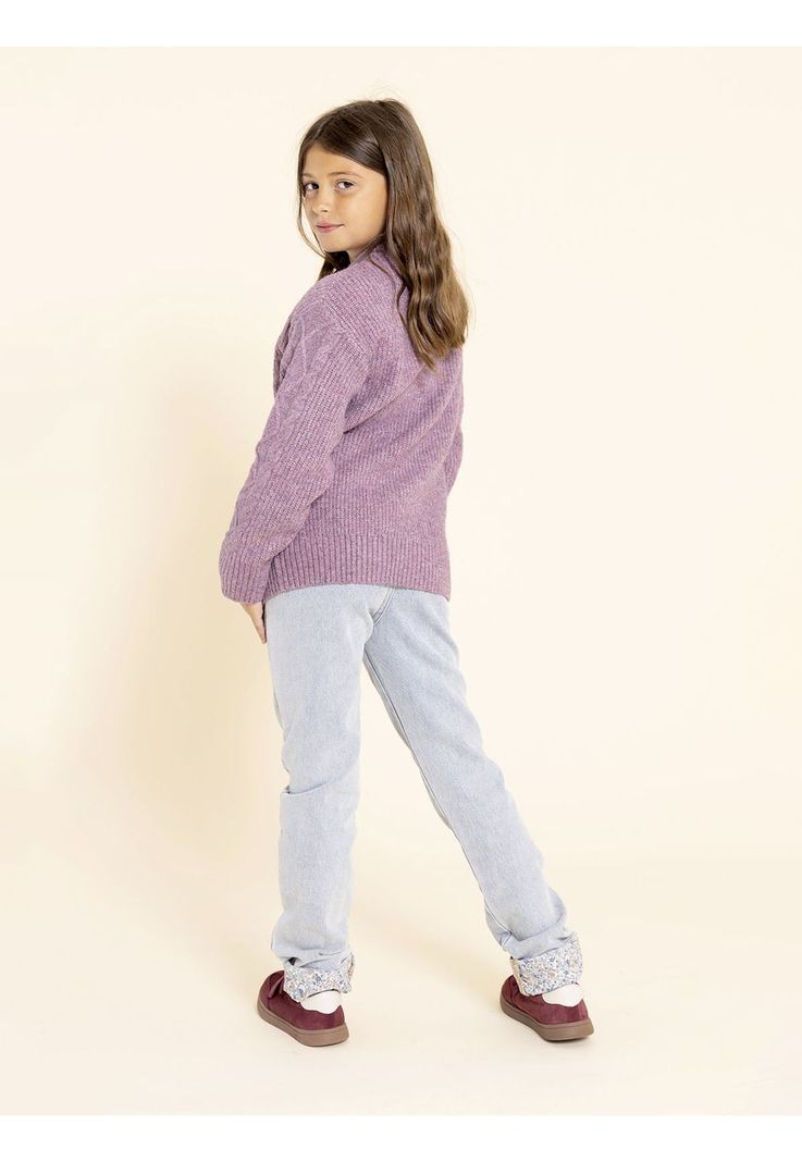 Chaleco Luzma Niña Morado-5