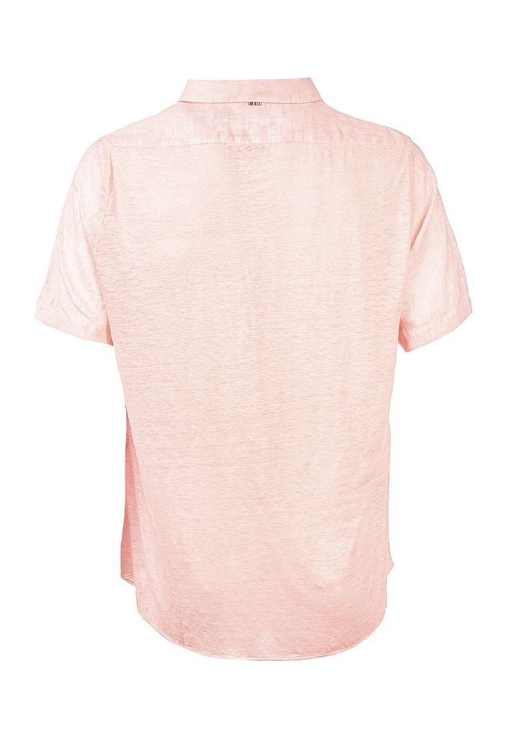Camisa Lino Orgánico Linenjersey Coral Hombre-1
