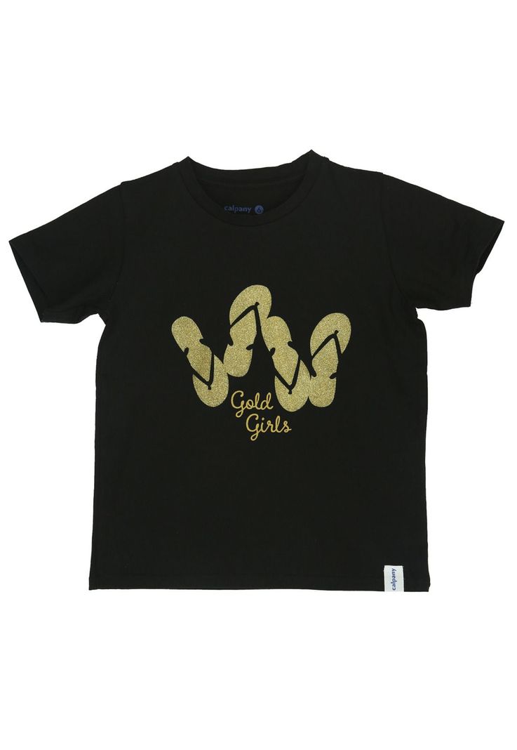 Polera M/C Niña Flip Flop Negro-0