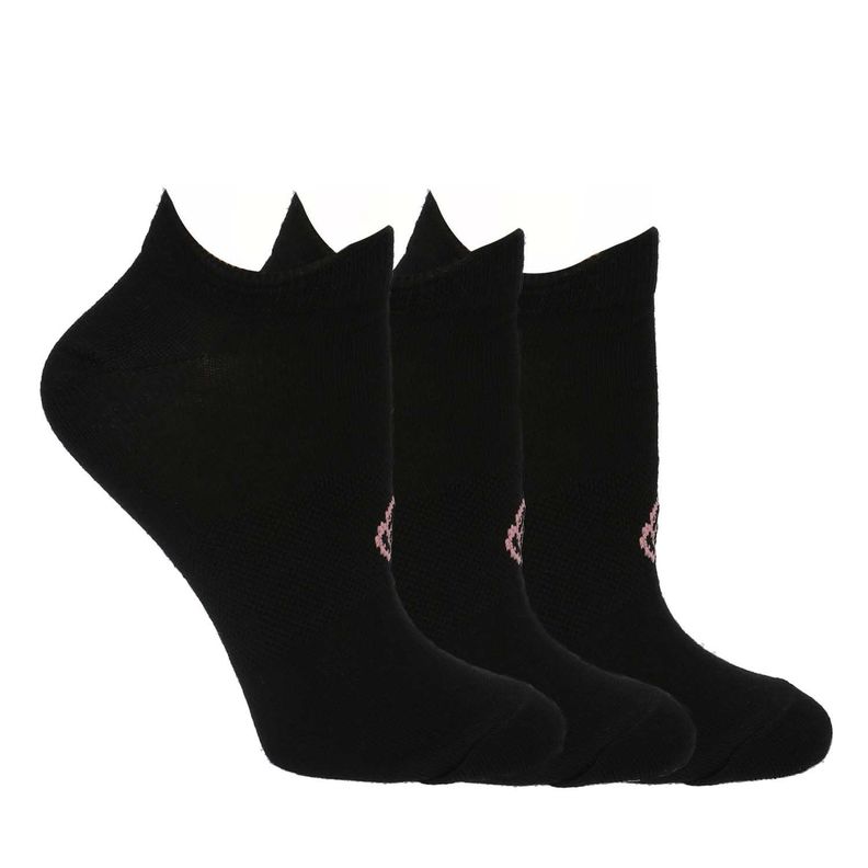 Pack 3 Calcetines Mujer Low Cut Cata Negro-0