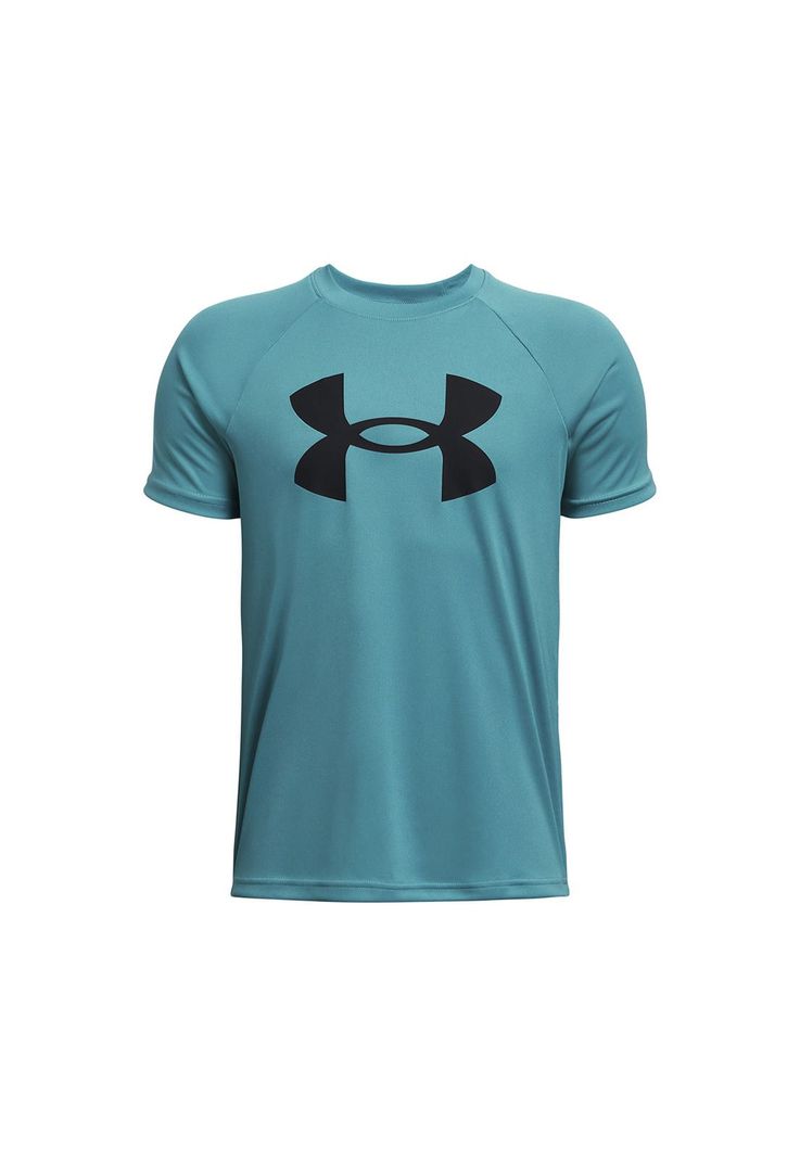 Polera Big Logo UA Tech niño Azul-0