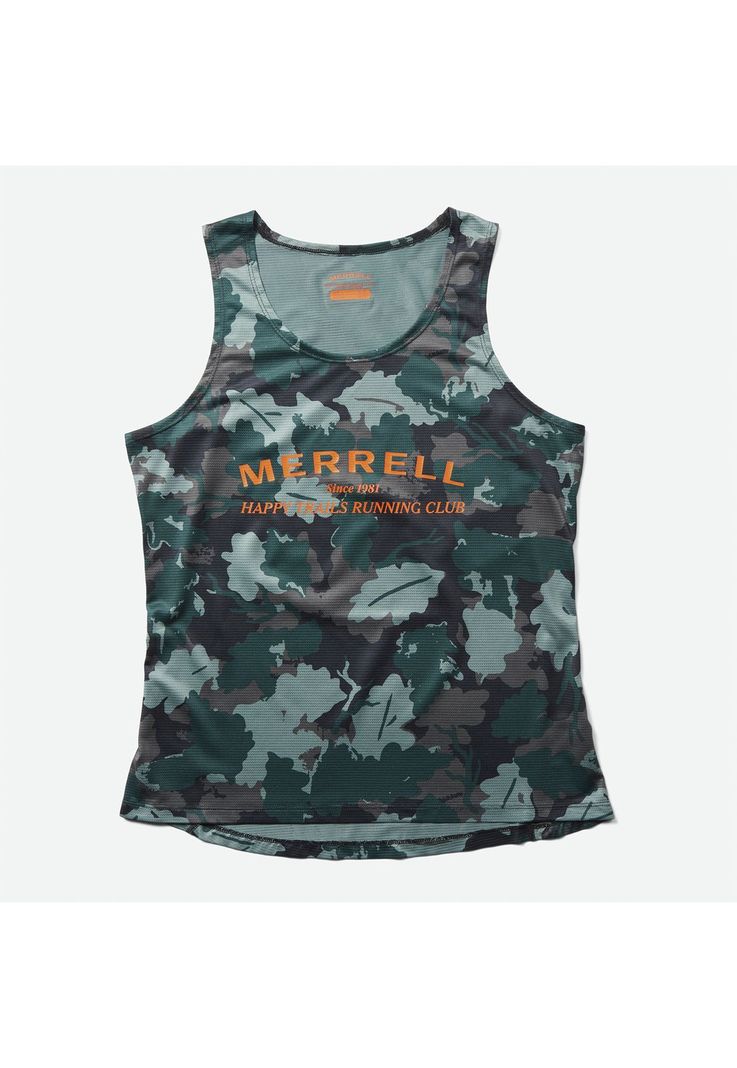 Polera S/M Mujer W Trail Running Sing Verde-0