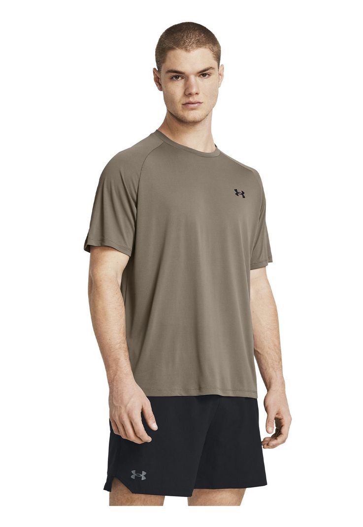 Polera manga corta tech 2.0 hombre CAFÉ-3