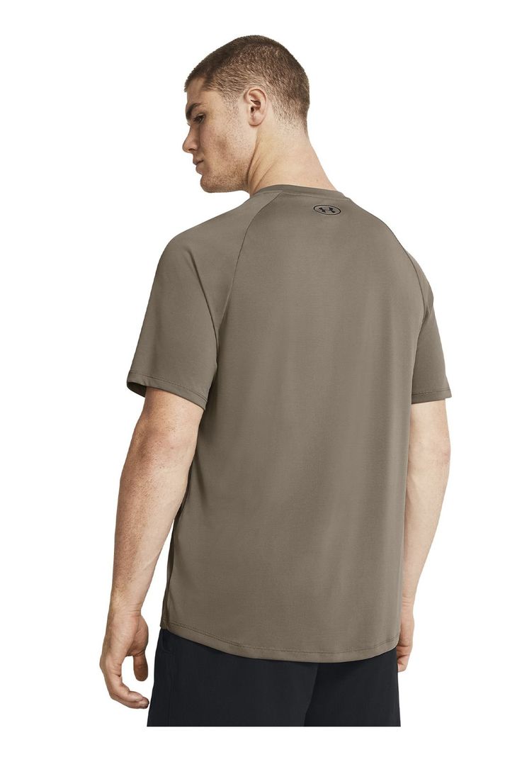 Polera manga corta tech 2.0 hombre CAFÉ-4