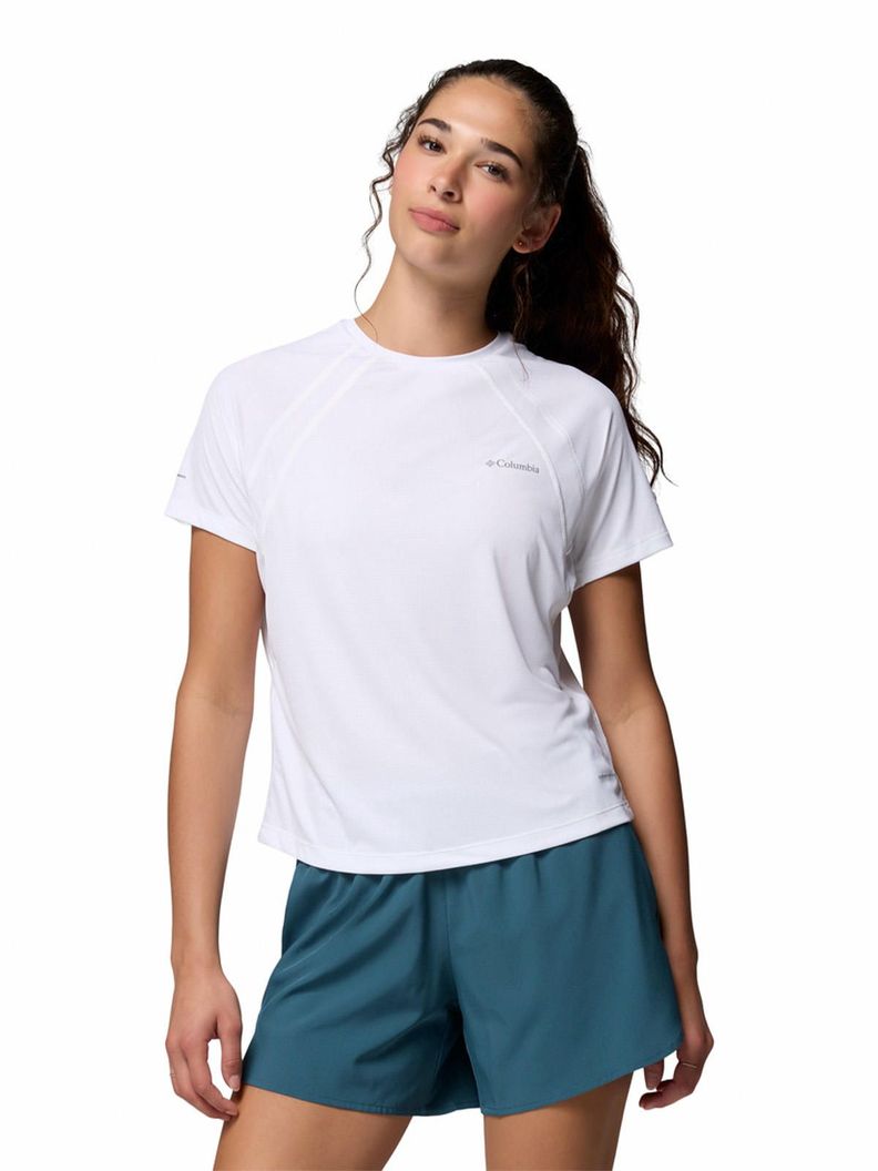 Polera MC Mujer Stealth Spring Blanco