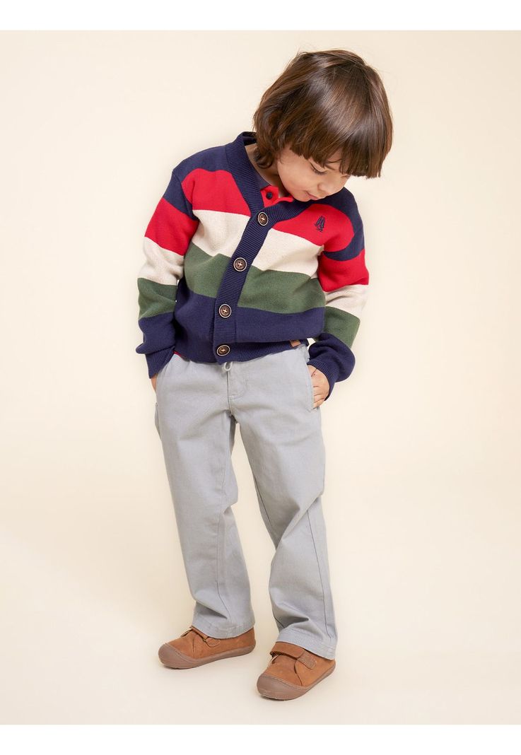 Pantalón Niño Baco Gris-1