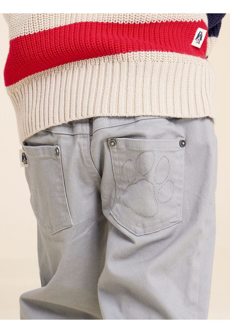 Pantalón Niño Baco Gris-3