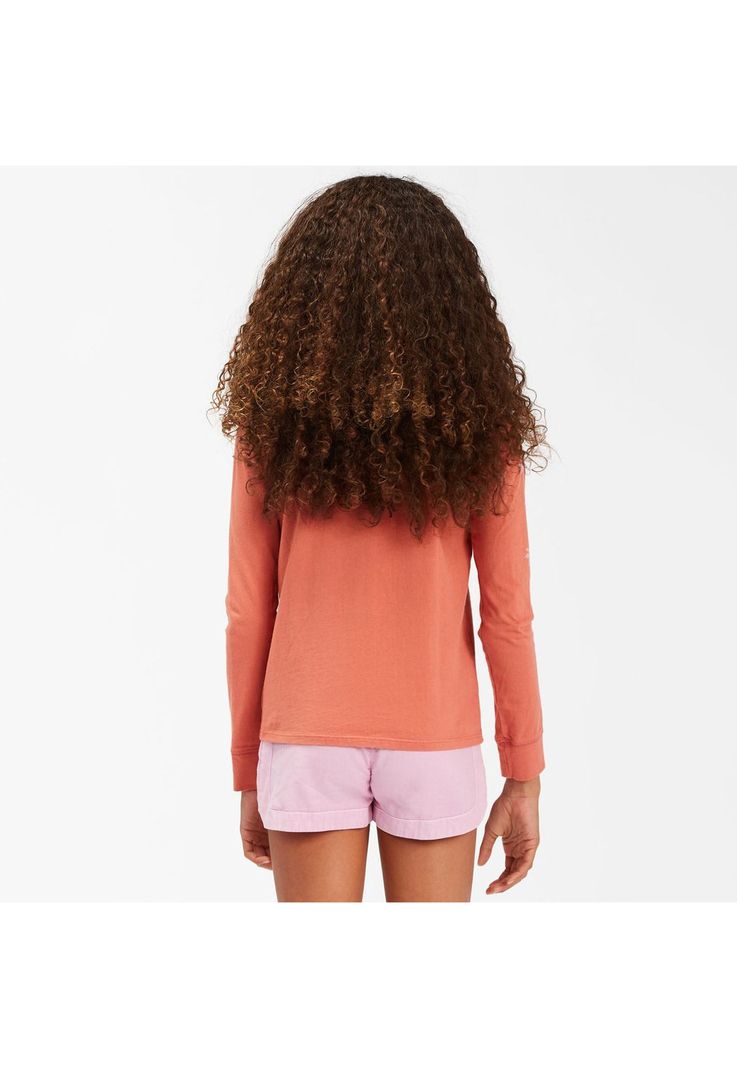 Polera M/L Niña Way Out West G Tees Coral-2