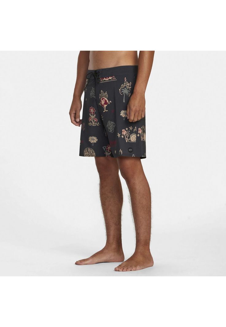 Traje De Baño Vapigmentprntbdsh Negro Hombre-4