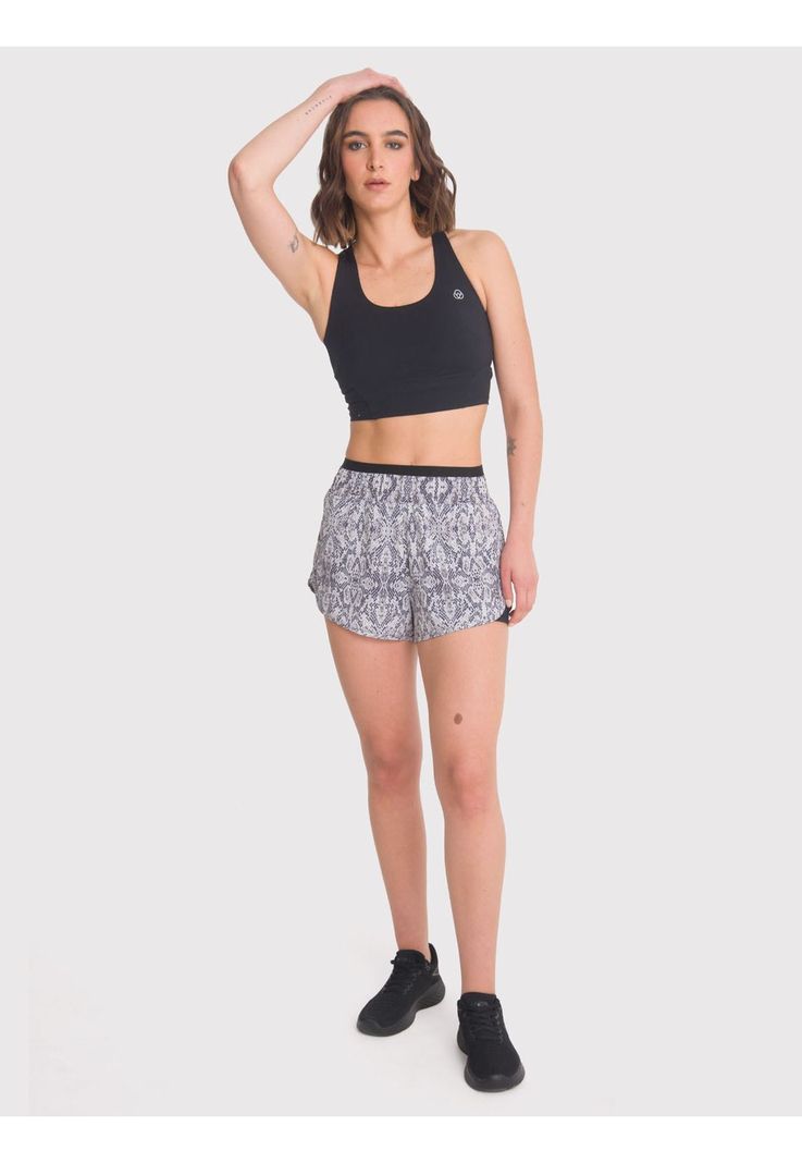 Short deportivo Mujer Elba Gris-0