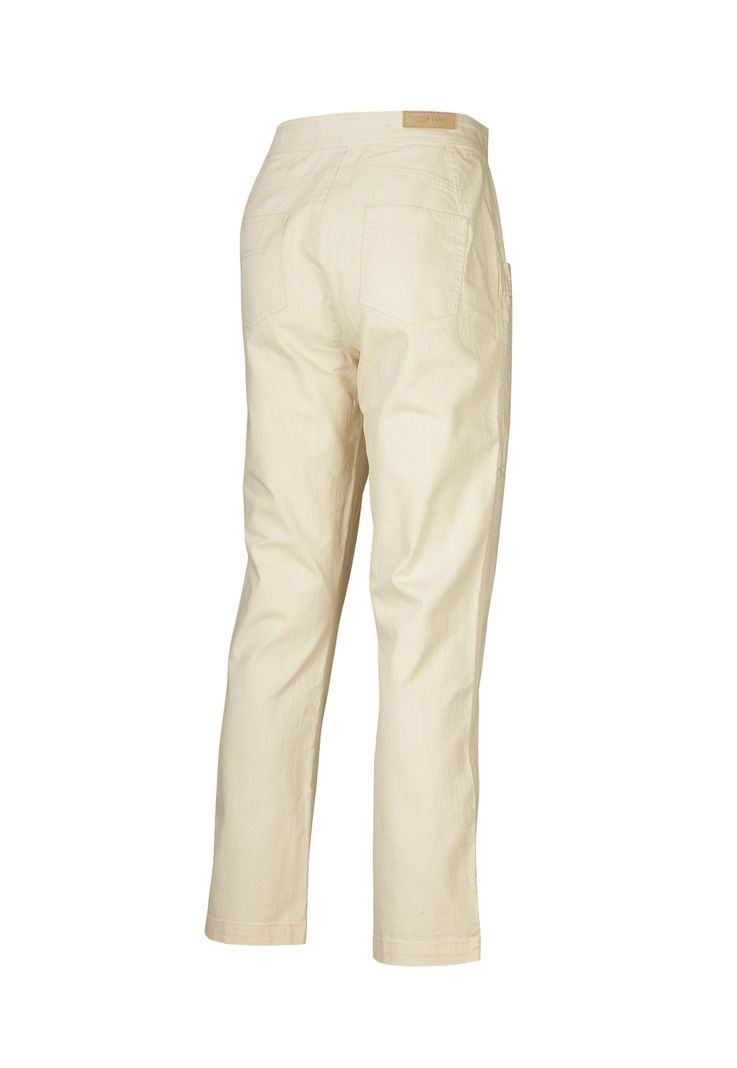Pantalón Algodón Orgánico Mujer Isis Blanco-1