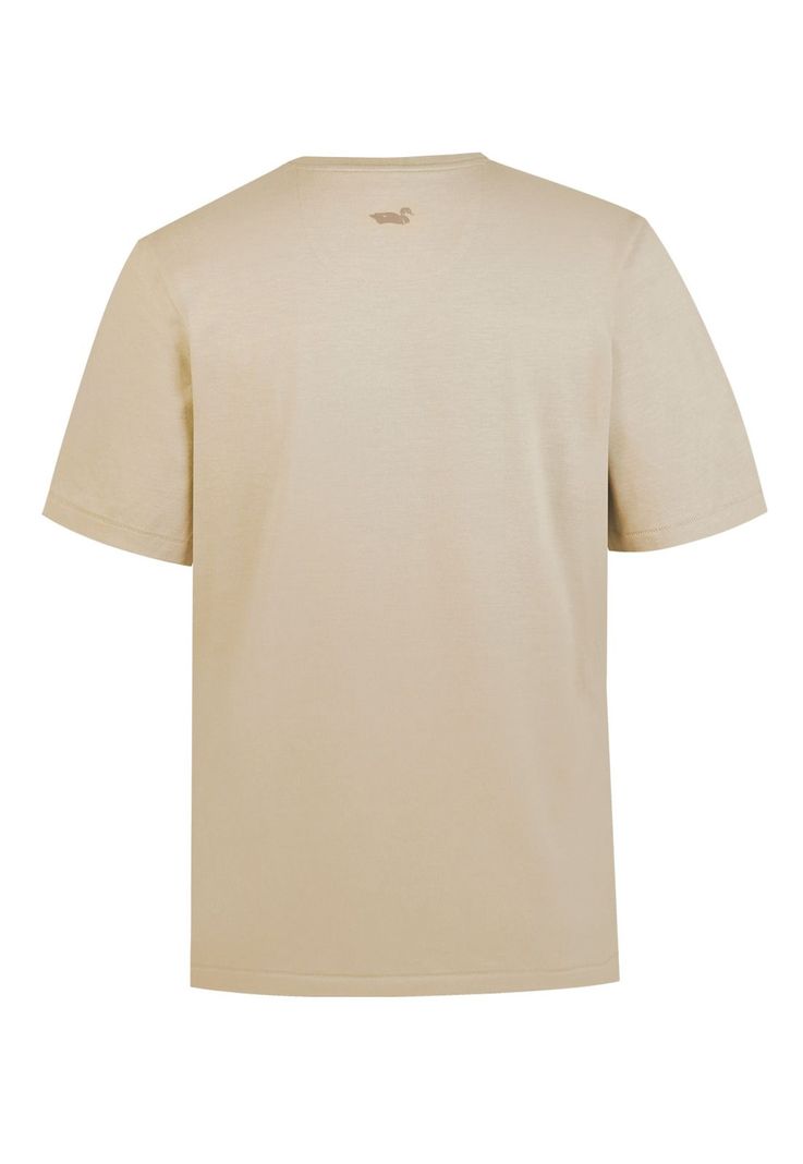 Polera Fibras Recicladas Hombre Places Beige-1
