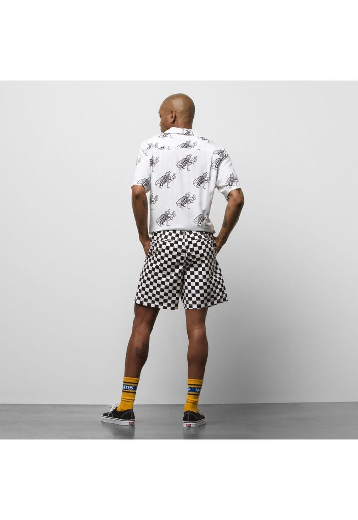 Short Hombre Range Relaxed Elastic Short Checker-3