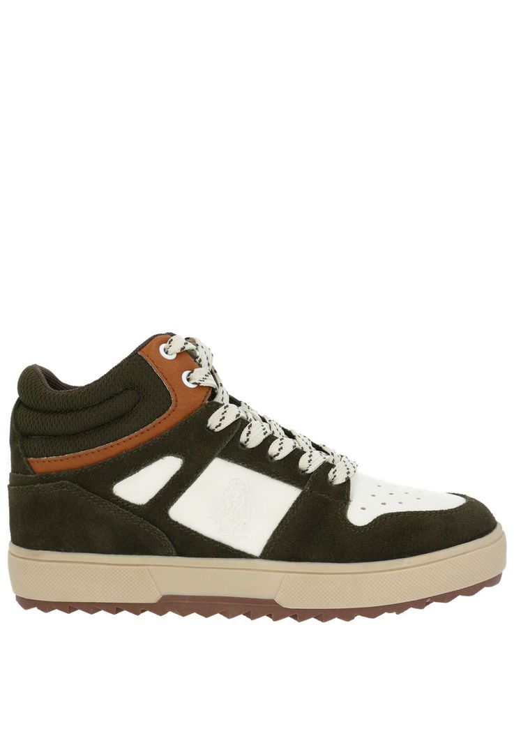 Zapatilla Cuero Niño Moslo Café-1
