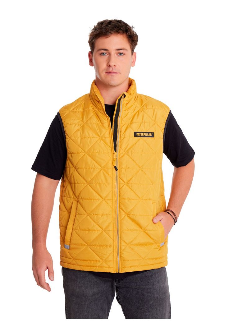 Chaqueta Sin Manga Hombre Mwght Ins Q Vest Amarillo-0