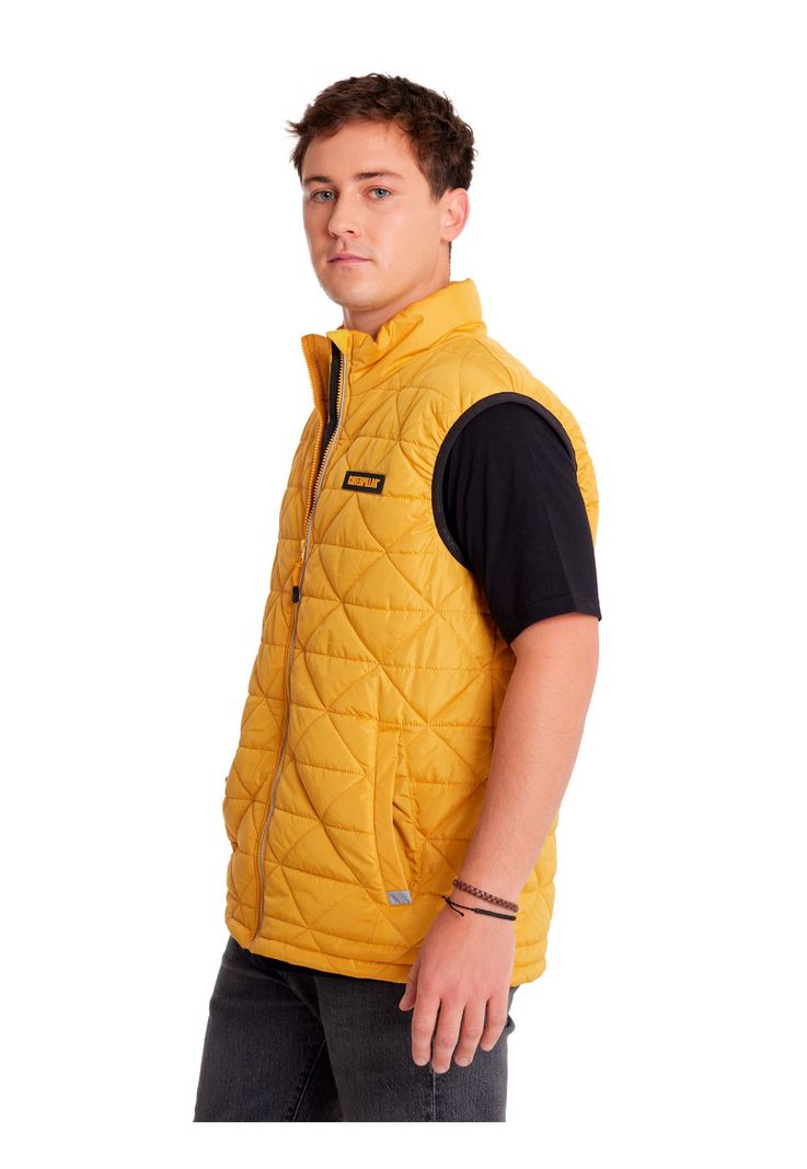 Chaqueta Sin Manga Hombre Mwght Ins Q Vest Amarillo-1