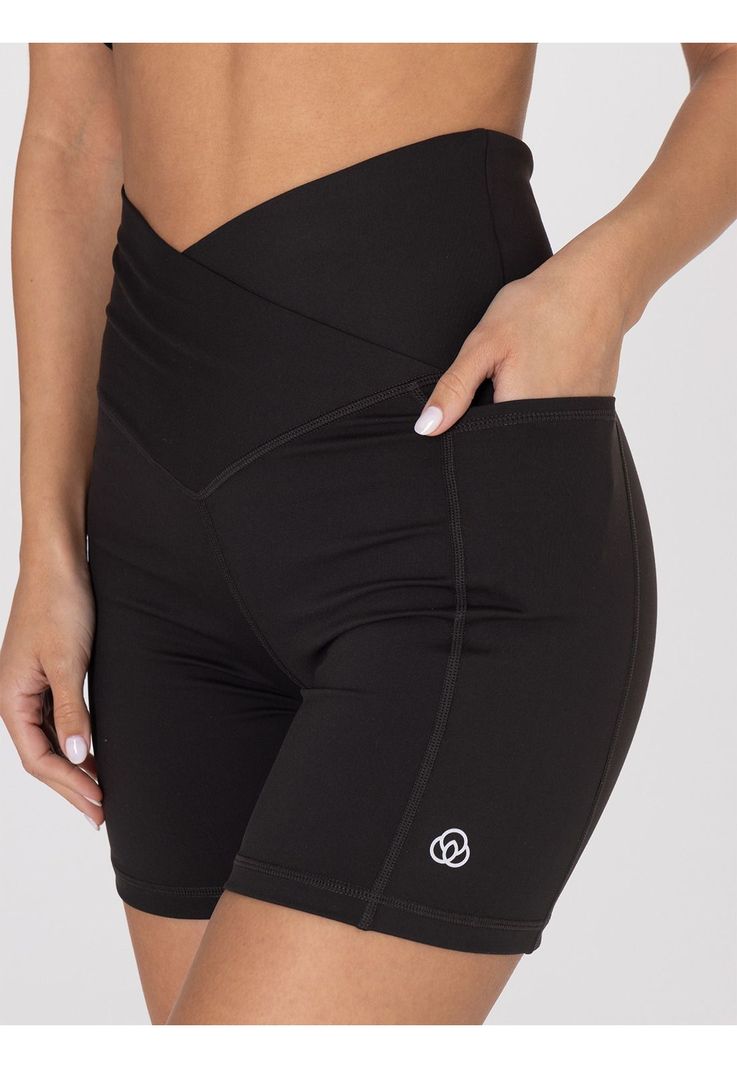 Calza Biker Mujer Elsa Negra-4