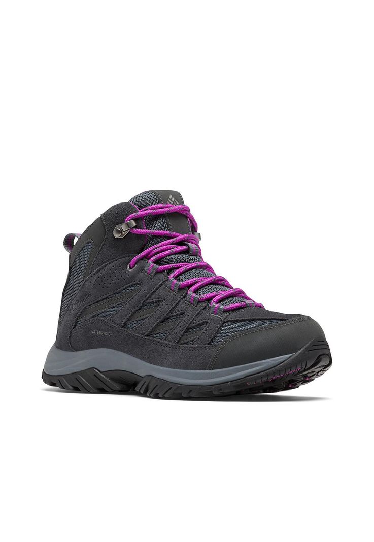 Botín Mujer Crestwood Mid Waterproof Gris-0
