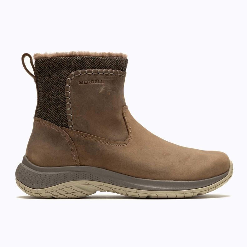 Botin Mujer Encore Ice 5 Zip Café
