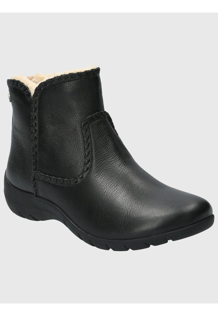 Botin Cuero Mujer Orla Negro-0