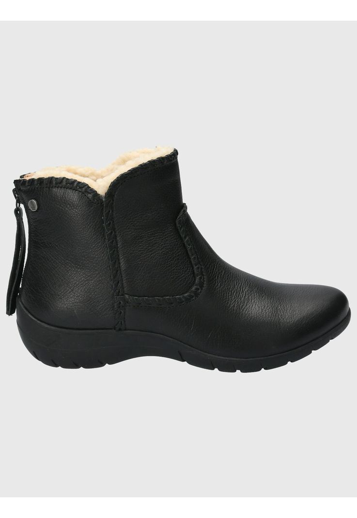 Botin Cuero Mujer Orla Negro-1