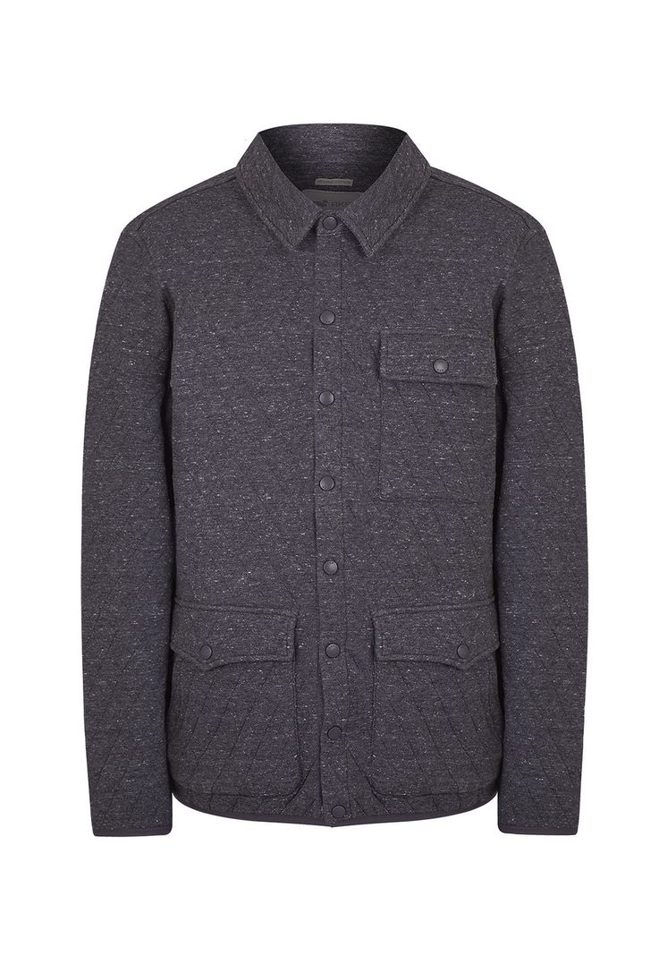 Polerón Fibras Reciclada Hombre Burgofull Gris-0