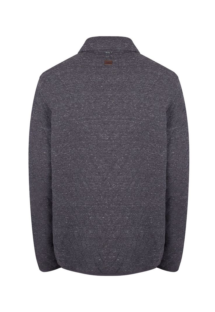 Polerón Fibras Reciclada Hombre Burgofull Gris-1