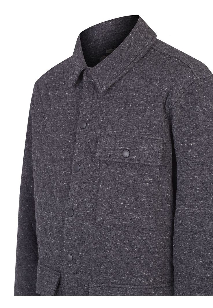 Polerón Fibras Reciclada Hombre Burgofull Gris-3