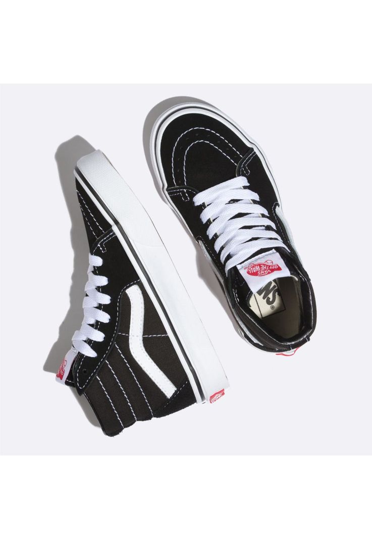 Zapatilla C/Cana Niño Uy Sk8-Hi Black/True White-1