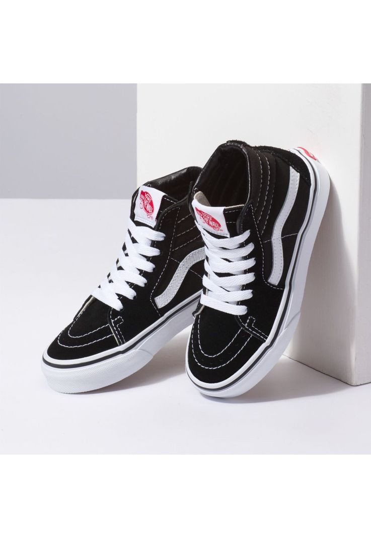 Zapatilla C/Cana Niño Uy Sk8-Hi Black/True White-3