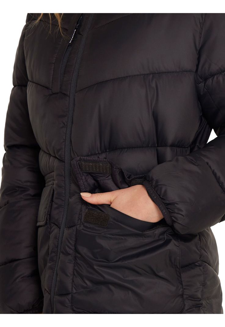Parka Impermeable Mujer Negro-7