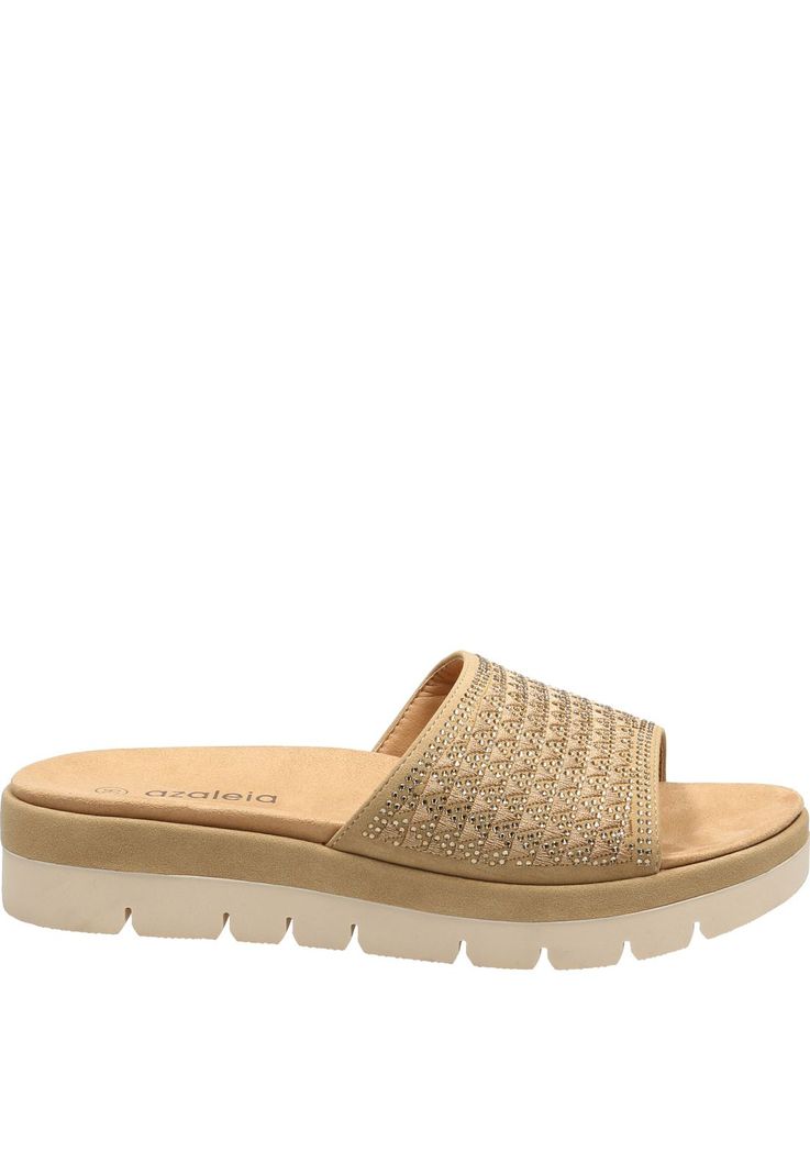 Sandalia Mujer Relax Beige-1
