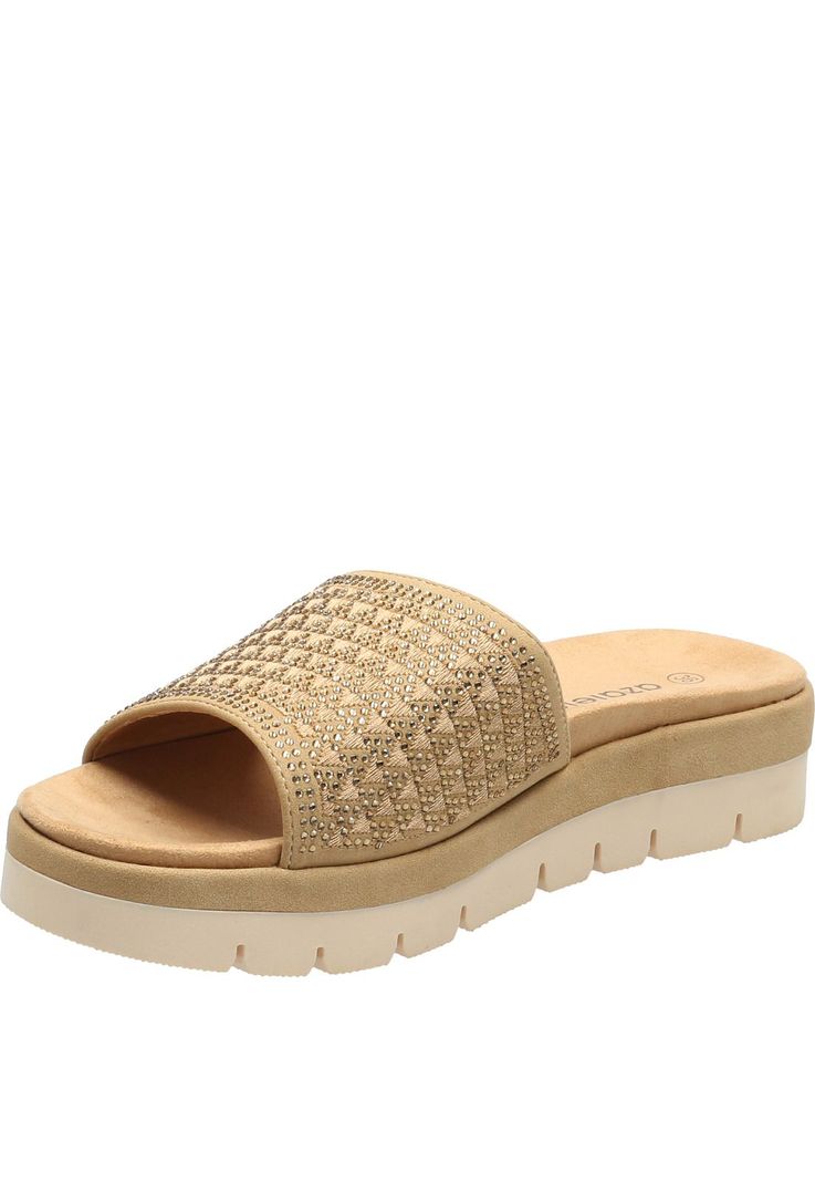 Sandalia Mujer Relax Beige-4
