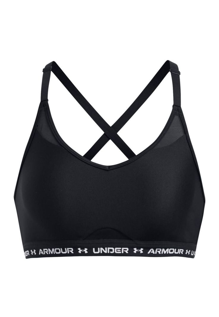 Sostén deportivo low Crossback mujer Negro-0
