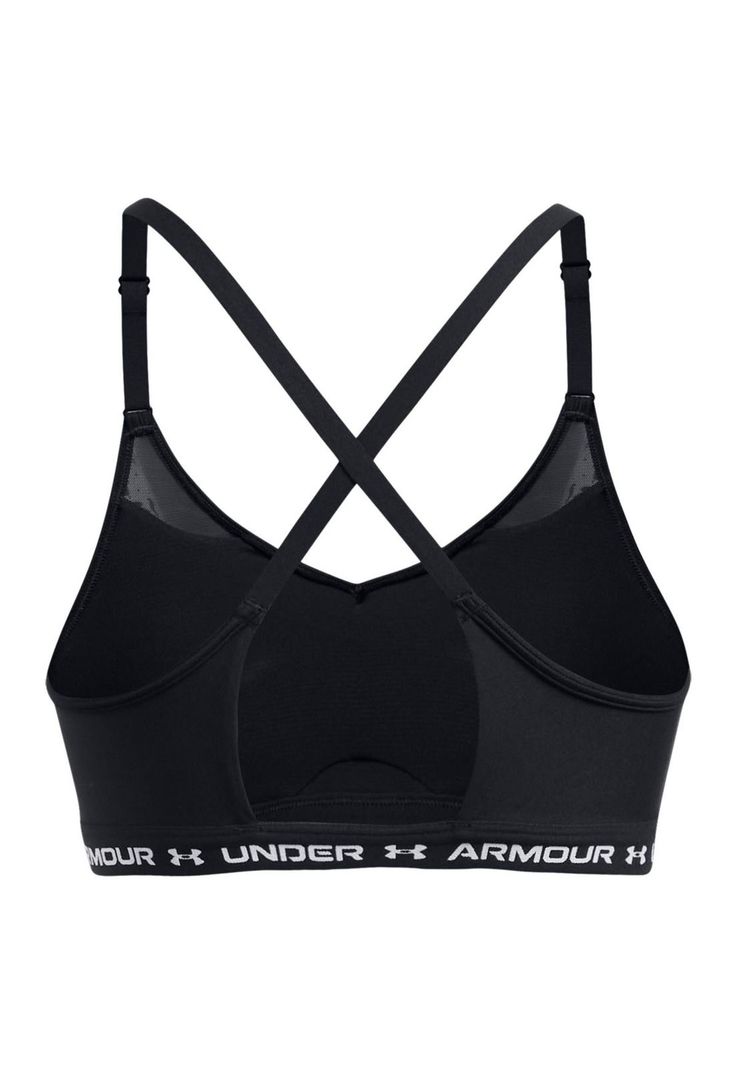 Sostén deportivo low Crossback mujer Negro-1