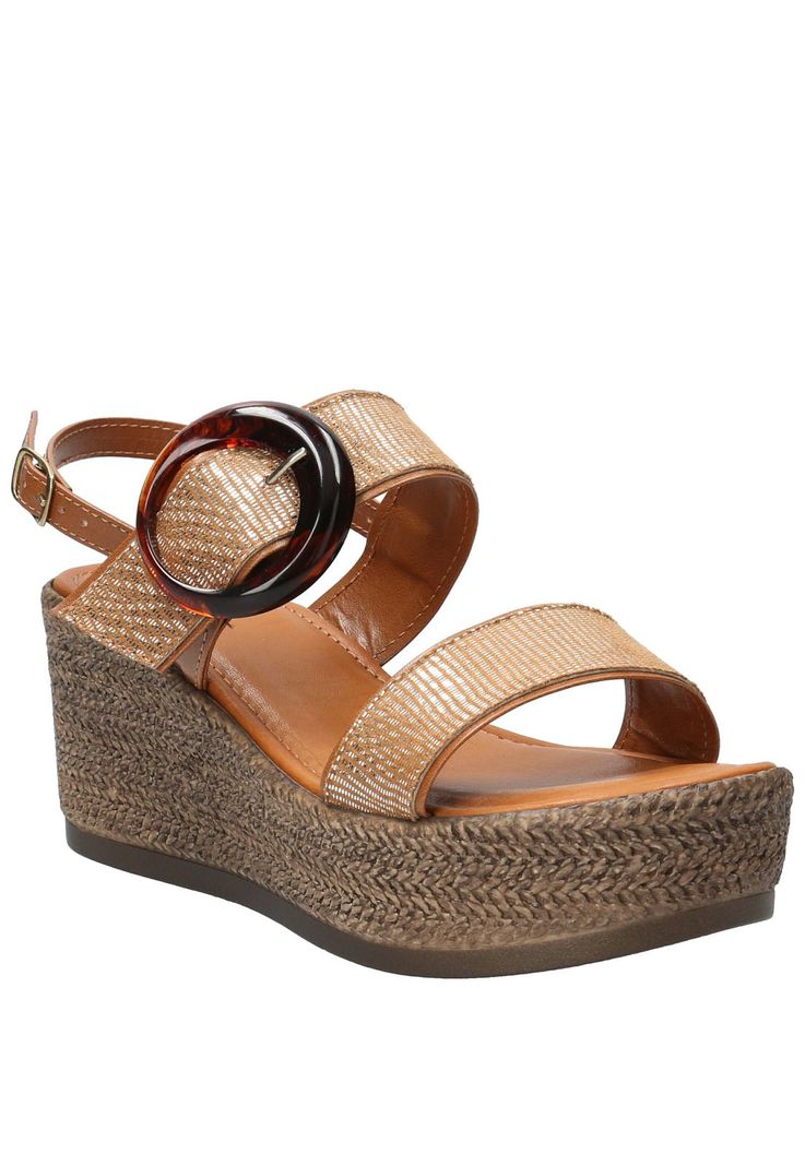 Sandalia Mujer Cinnia Beige-1
